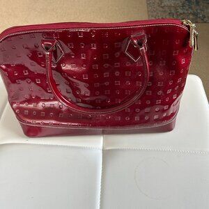 Arcadia red tote bag